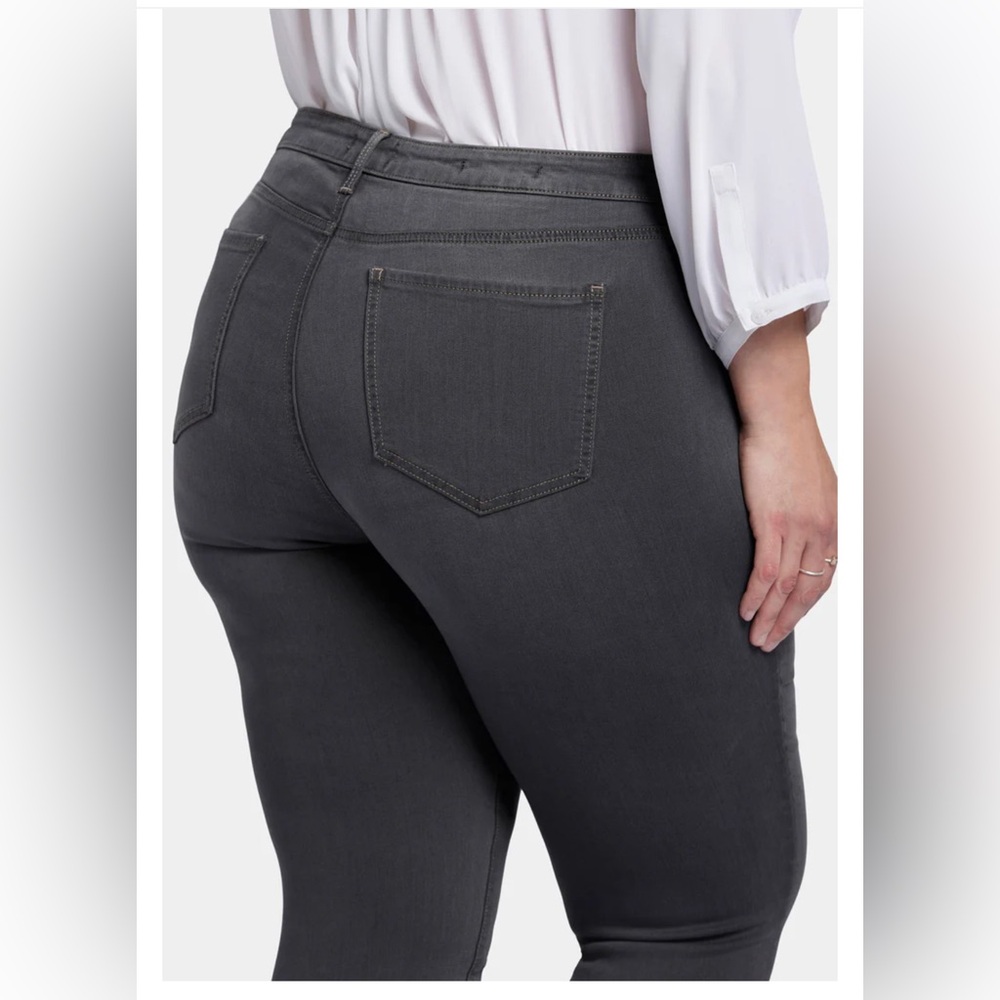 NYDJ Women's Charcoal Skinny Jeans - Picture 6 of 6